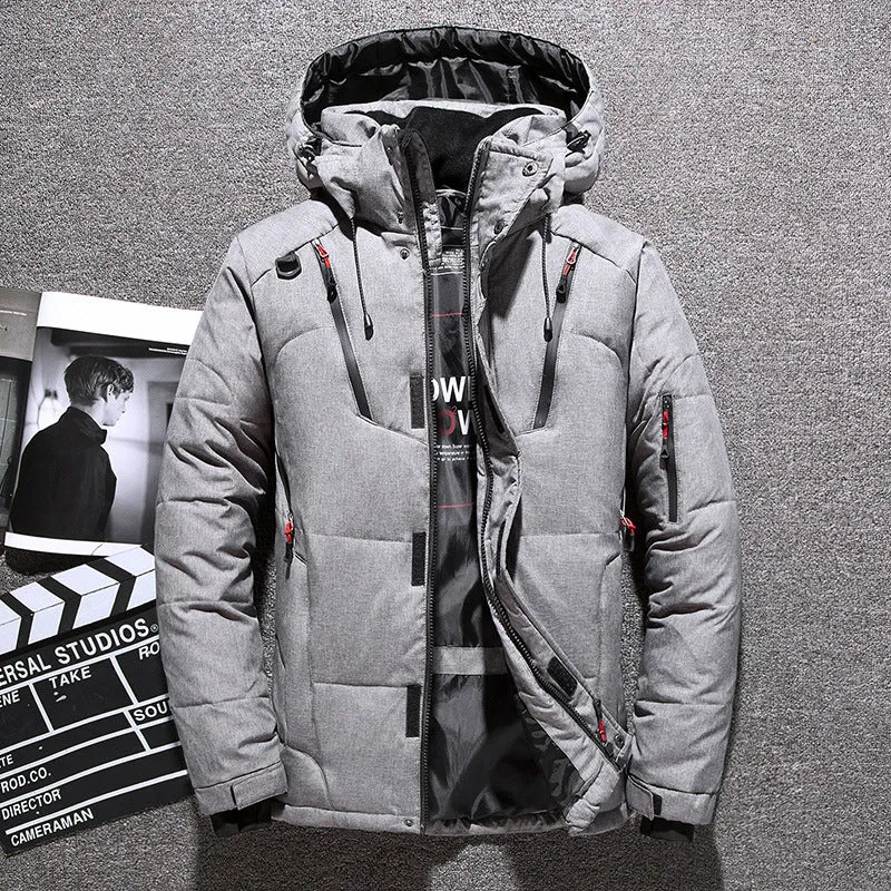 Men's Down-Jacket Casual Thick Warm Winter Coat
