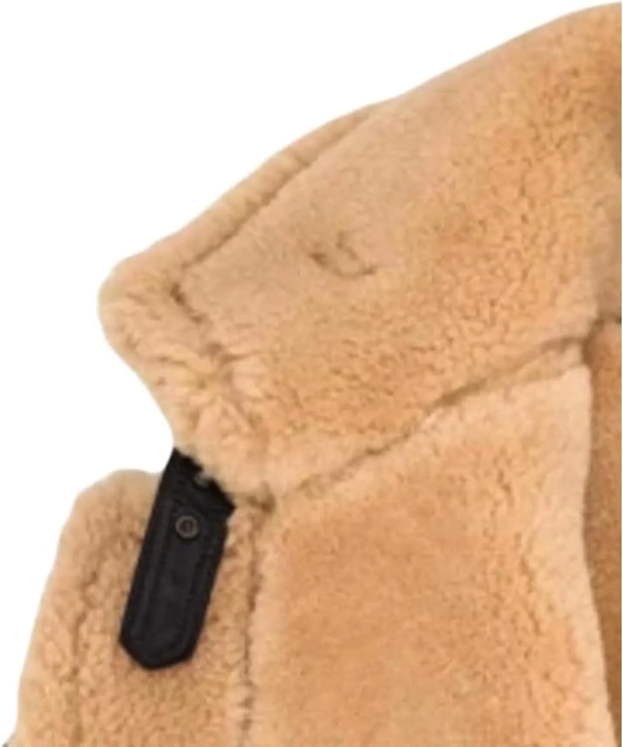 Men's Sherpa Fur Jacket Warm Winter Faux Shearling B3 Bomber Coat Men Thickened Lapel Motorcycle Leather Outwear