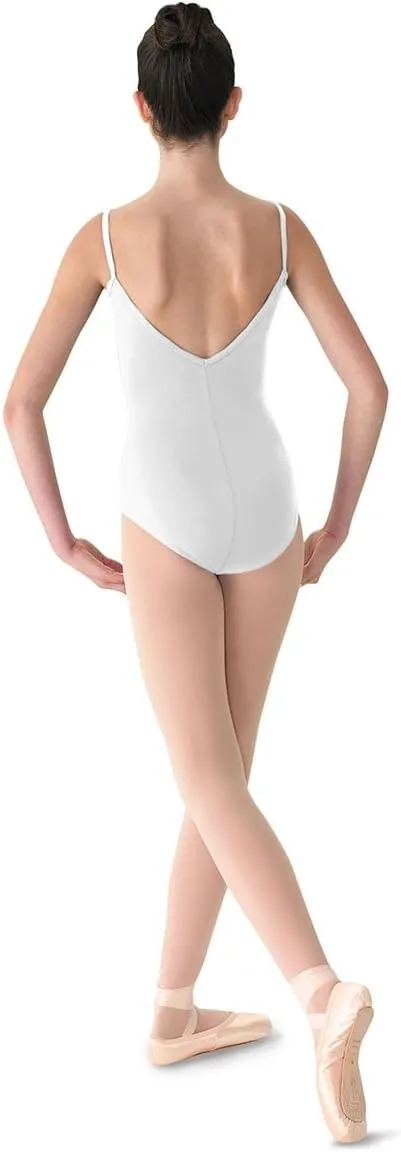 Mirella Women's Classic Scoop Front V-Back Camisole Dance Leotard