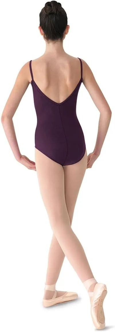 Mirella Women's Classic Scoop Front V-Back Camisole Dance Leotard