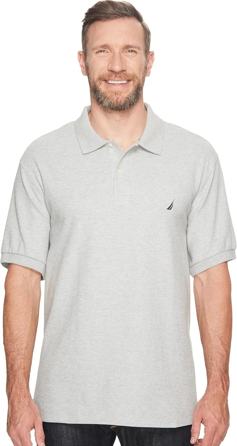 Nautica Men's Big and Tall Performance Classic Fit Deck Polo Shirt