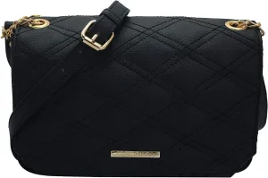 Nwahr Women Sling Bag Black Multi Pocket Designer Satchel