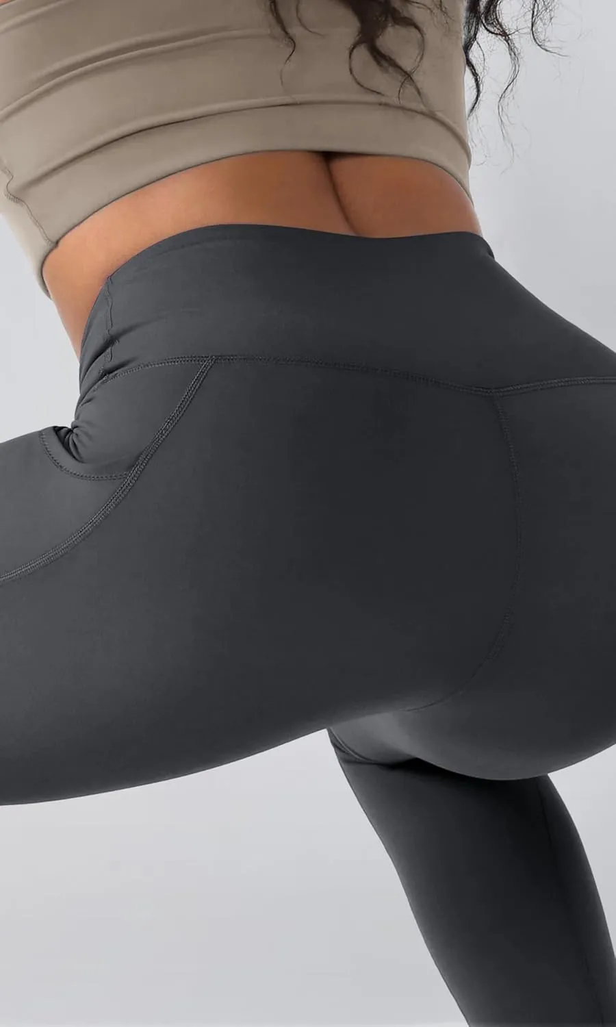 ODODOS ODTHERMAL Women's Fleece Lined Yoga Pants with Pockets - 25" / 28" High Waisted Warm Workout Leggings