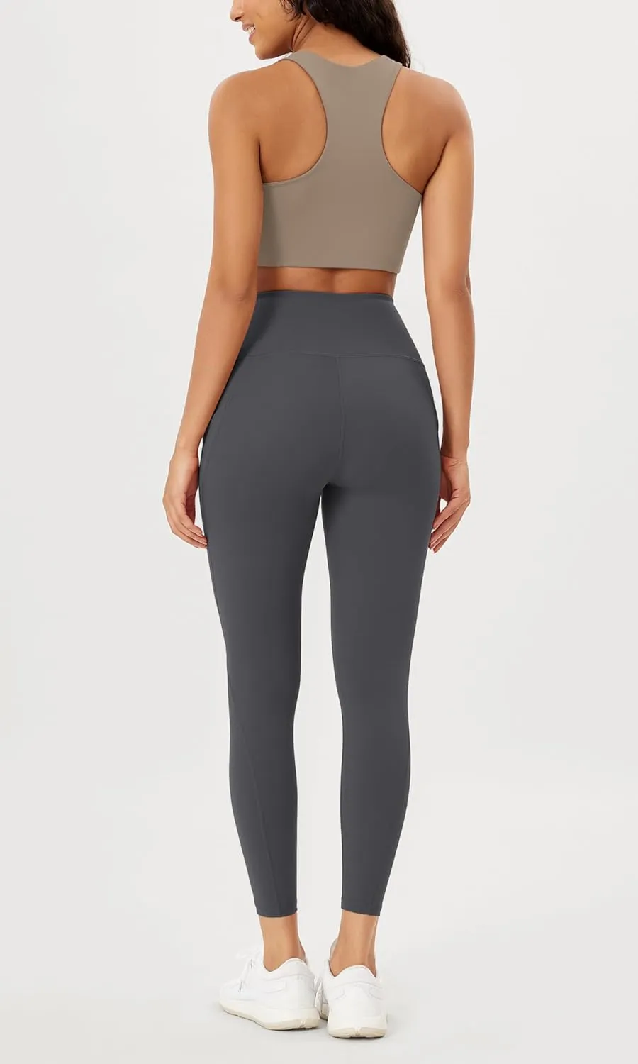ODODOS ODTHERMAL Women's Fleece Lined Yoga Pants with Pockets - 25" / 28" High Waisted Warm Workout Leggings