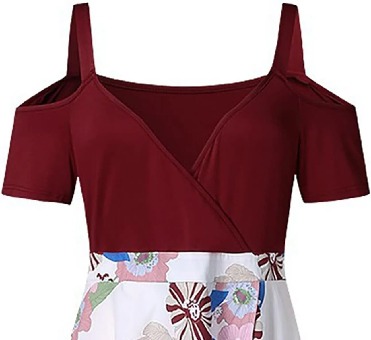 Plus Size Dresses for Women,2023 Summer Elegant Sexy Bodycon Wedding Guest Dress,Trendy Floral Boho Maxi Dress