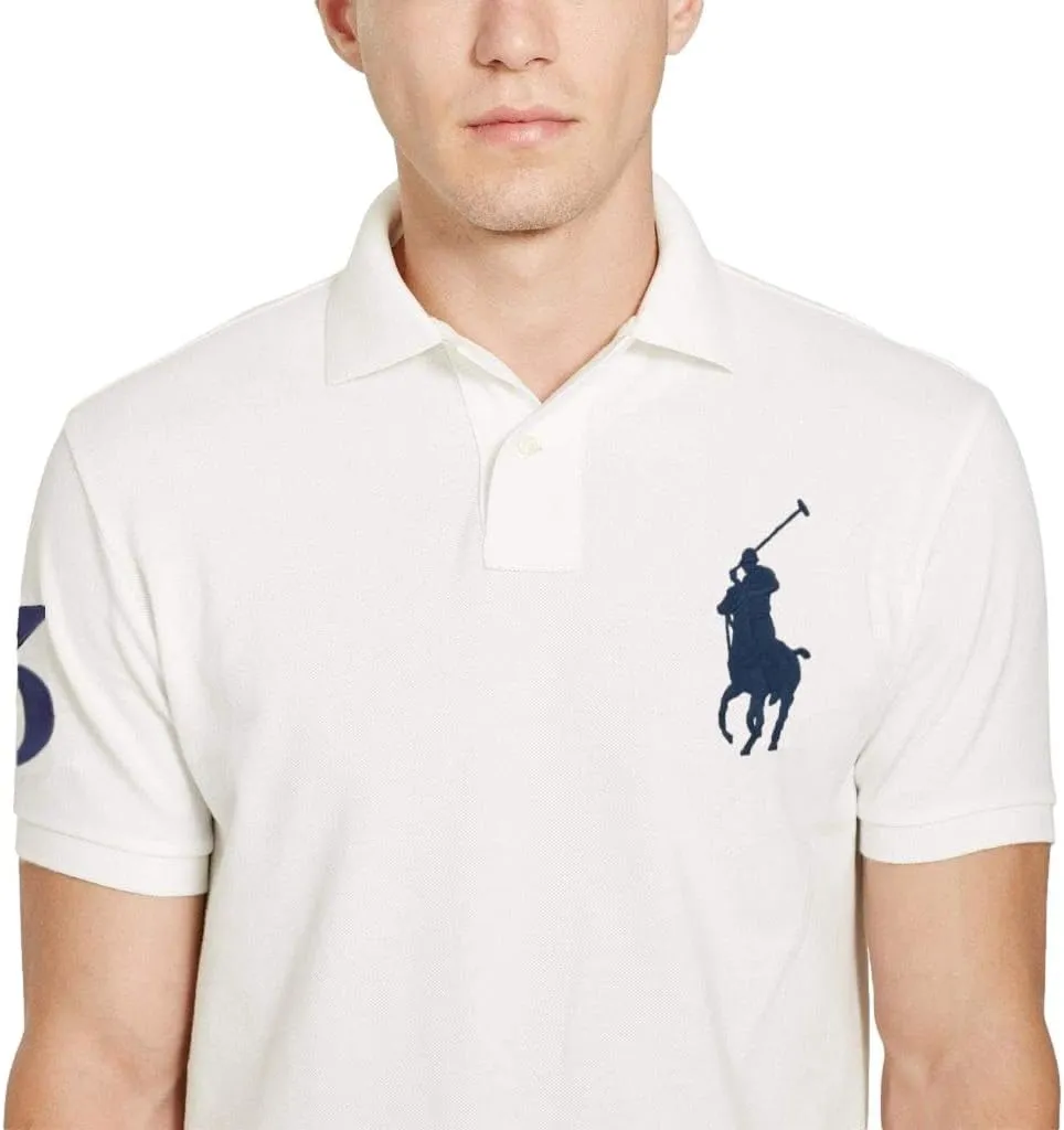 POLO RALPH LAUREN Men's Big Pony Classic Fit Mesh Polo Shirt