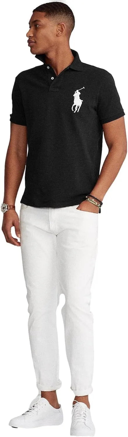 POLO RALPH LAUREN Men's Big Pony Classic Fit Mesh Polo Shirt
