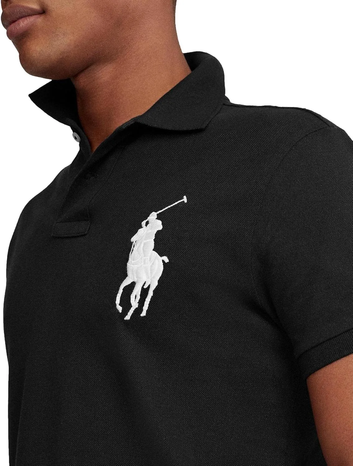 POLO RALPH LAUREN Men's Big Pony Classic Fit Mesh Polo Shirt