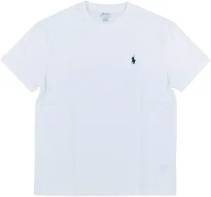 Polo Ralph Lauren Mens Classic Fit Crew Neck T-Shirt (XL, White)