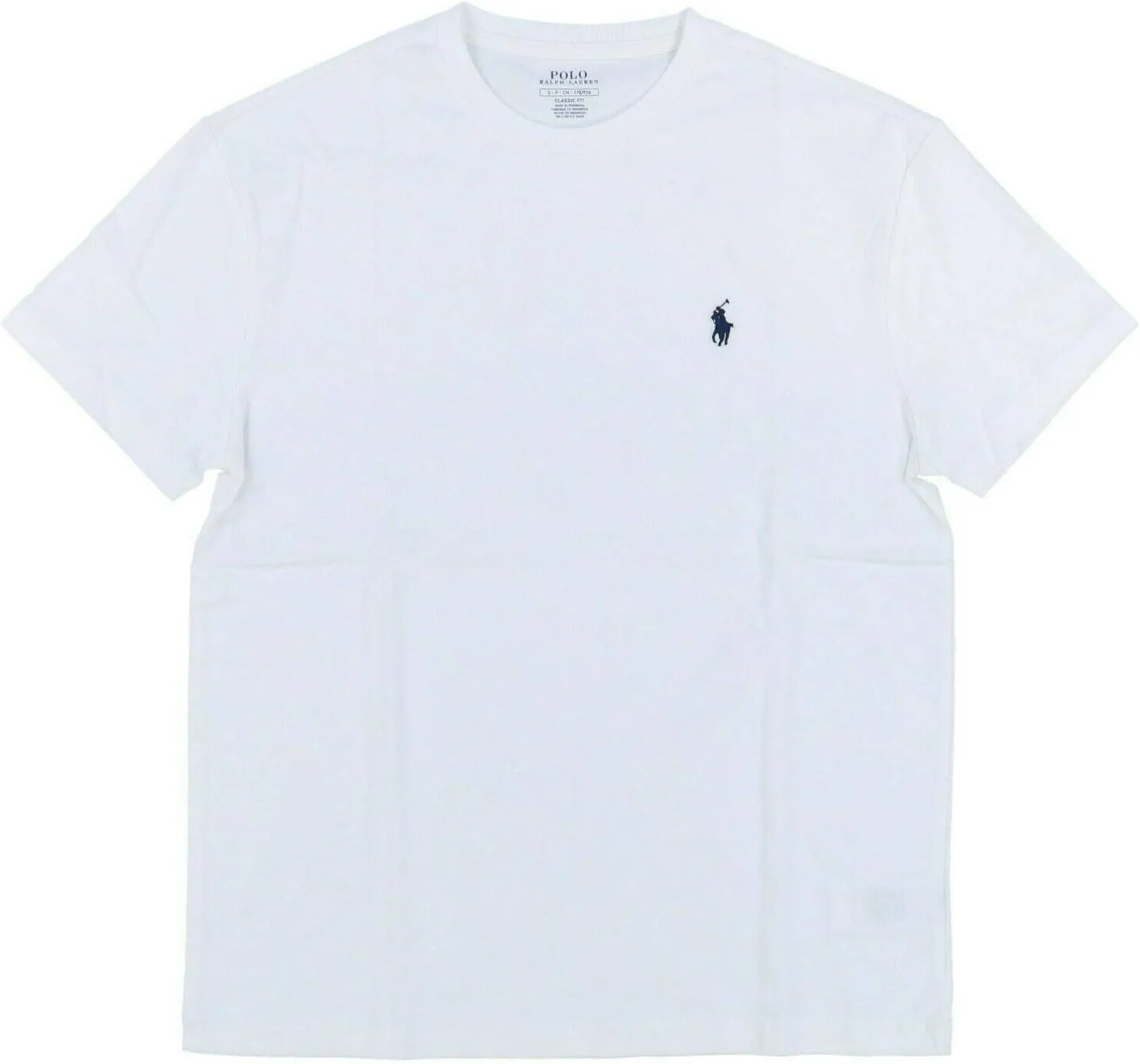 Polo Ralph Lauren Mens Classic Fit Crew Neck T-Shirt (XL, White)