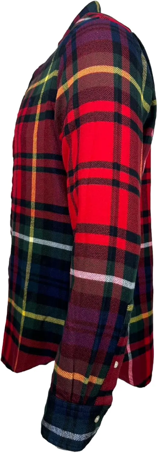 POLO RALPH LAUREN Men's Classic-Fit Multicolor Plaid Flannel Shirt