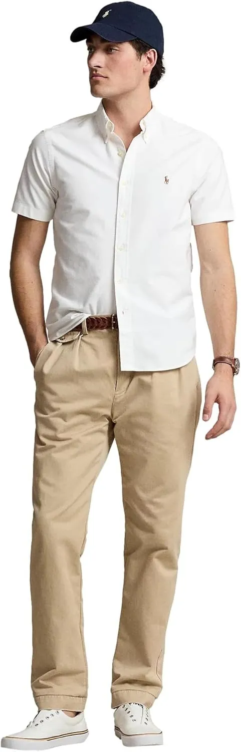 POLO RALPH LAUREN Men's Classic Fit Short Sleeve Oxford Shirt