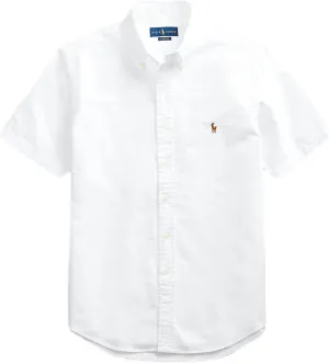 POLO RALPH LAUREN Men's Classic Fit Short Sleeve Oxford Shirt