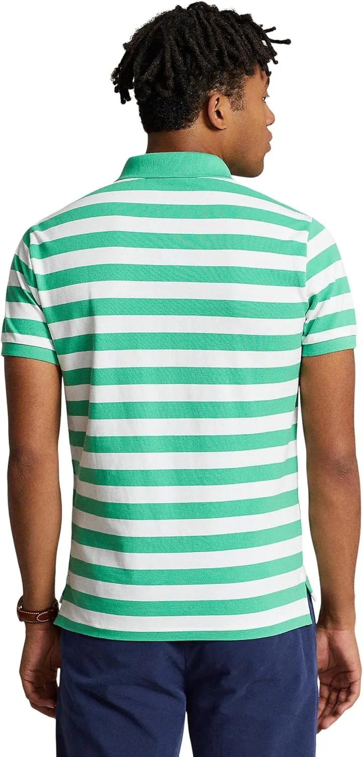 Polo Ralph Lauren Men's Classic Fit Striped Mesh Polo Shirt