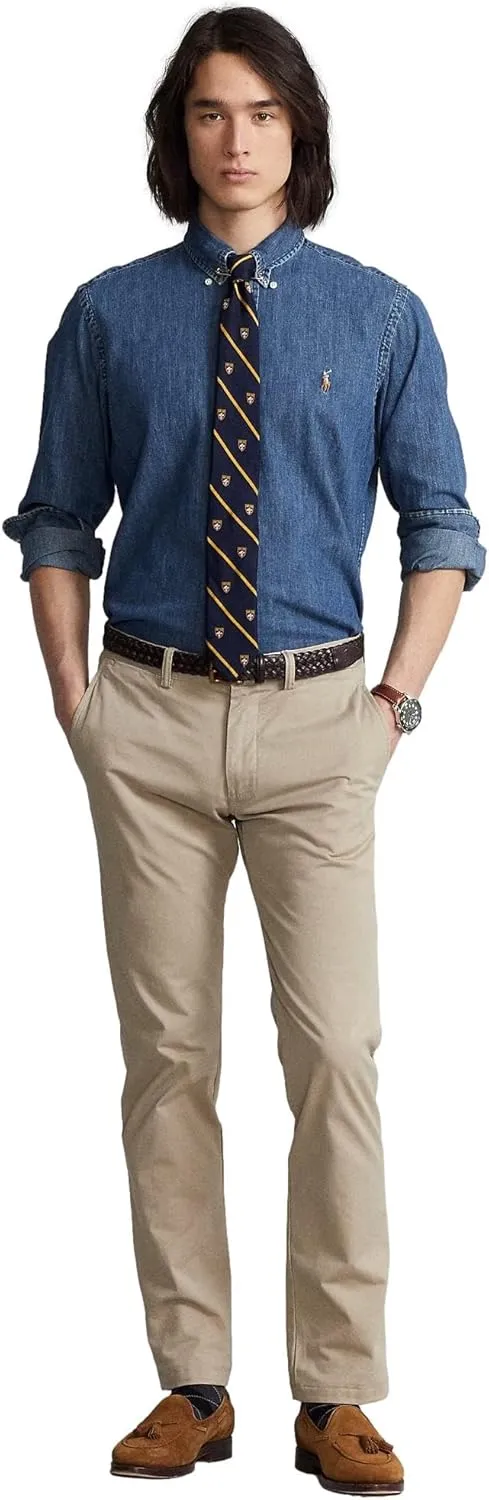POLO RALPH LAUREN Men's Classic Oxford Long Sleeve Sport Shirt
