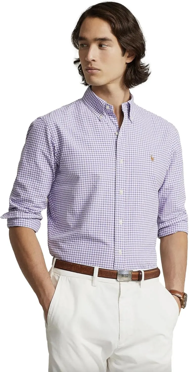 POLO RALPH LAUREN Men's Classic Oxford Long Sleeve Sport Shirt