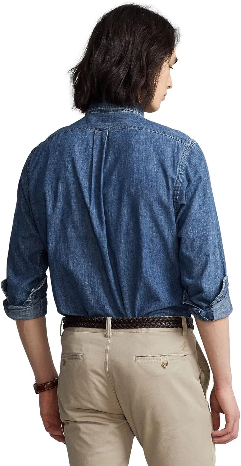 POLO RALPH LAUREN Men's Classic Oxford Long Sleeve Sport Shirt