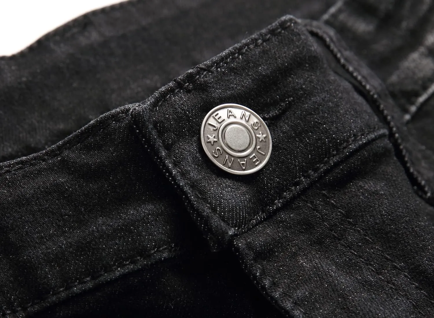 RXXKKK Men's Classic Zipper Biker Regular Fit Flex Jean