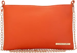 Salmon Women's Sling Bag Orange Multi Pocket Designer Satchel