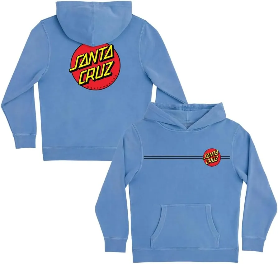 SANTA CRUZ Classic Dot P/O Hooded Midweight Youth Sweatshirt
