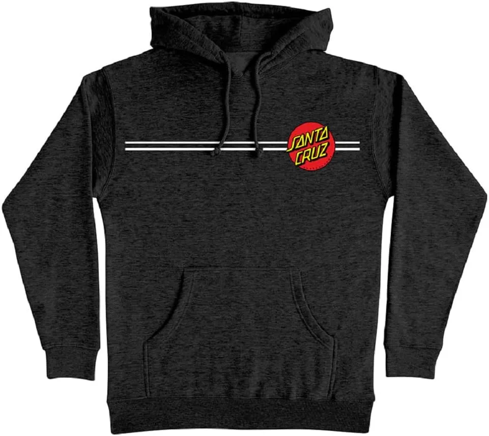 SANTA CRUZ Men's Pullover Hooded Sweatshirt Classic Dot Skate Sweatshirt