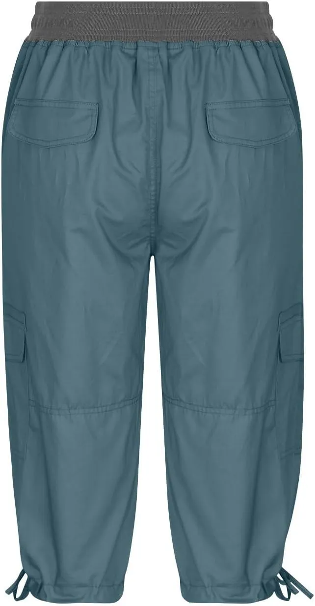 SHAOBGE Lightweight Summer Pants Women Summer Women Multi Pocket Trousers Outdoor Casual Sports Trendy Pants for