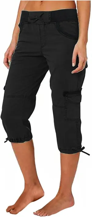 SHAOBGE Lightweight Summer Pants Women Summer Women Multi Pocket Trousers Outdoor Casual Sports Trendy Pants for