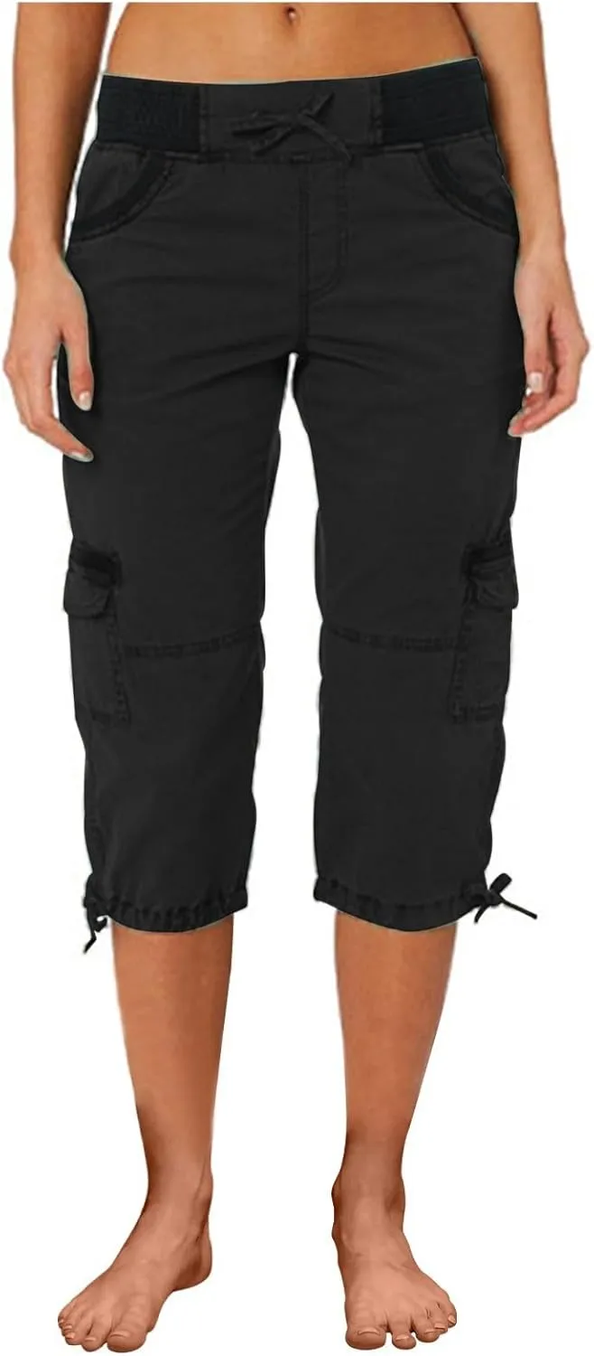 SHAOBGE Lightweight Summer Pants Women Summer Women Multi Pocket Trousers Outdoor Casual Sports Trendy Pants for