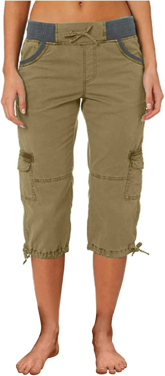 SHAOBGE Lightweight Summer Pants Women Summer Women Multi Pocket Trousers Outdoor Casual Sports Trendy Pants for