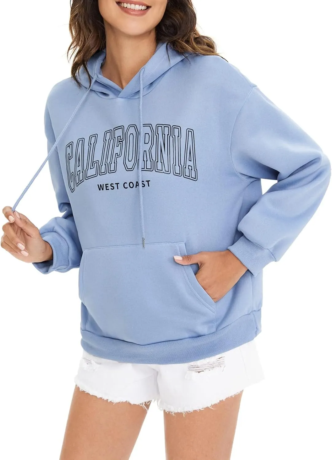SOLY HUX Women's Cute Hoodies Graphic Preppy Sweatshirts for Teen Girls Long Sleeve Pullovers Fall Outfits with Pockets