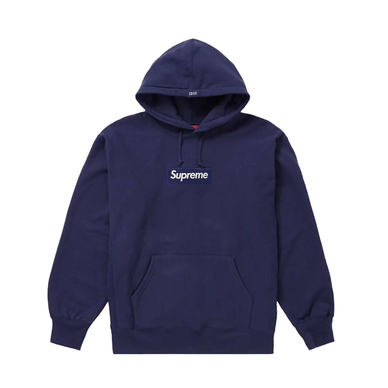 Supreme Box Logo Hooded Sweatshirt 'Washed Navy'