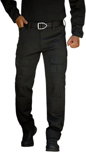 Tactical Cargo Pants for Men Lightweight Athletic Pants with Multi-Pocket Wide Baggy Trousers