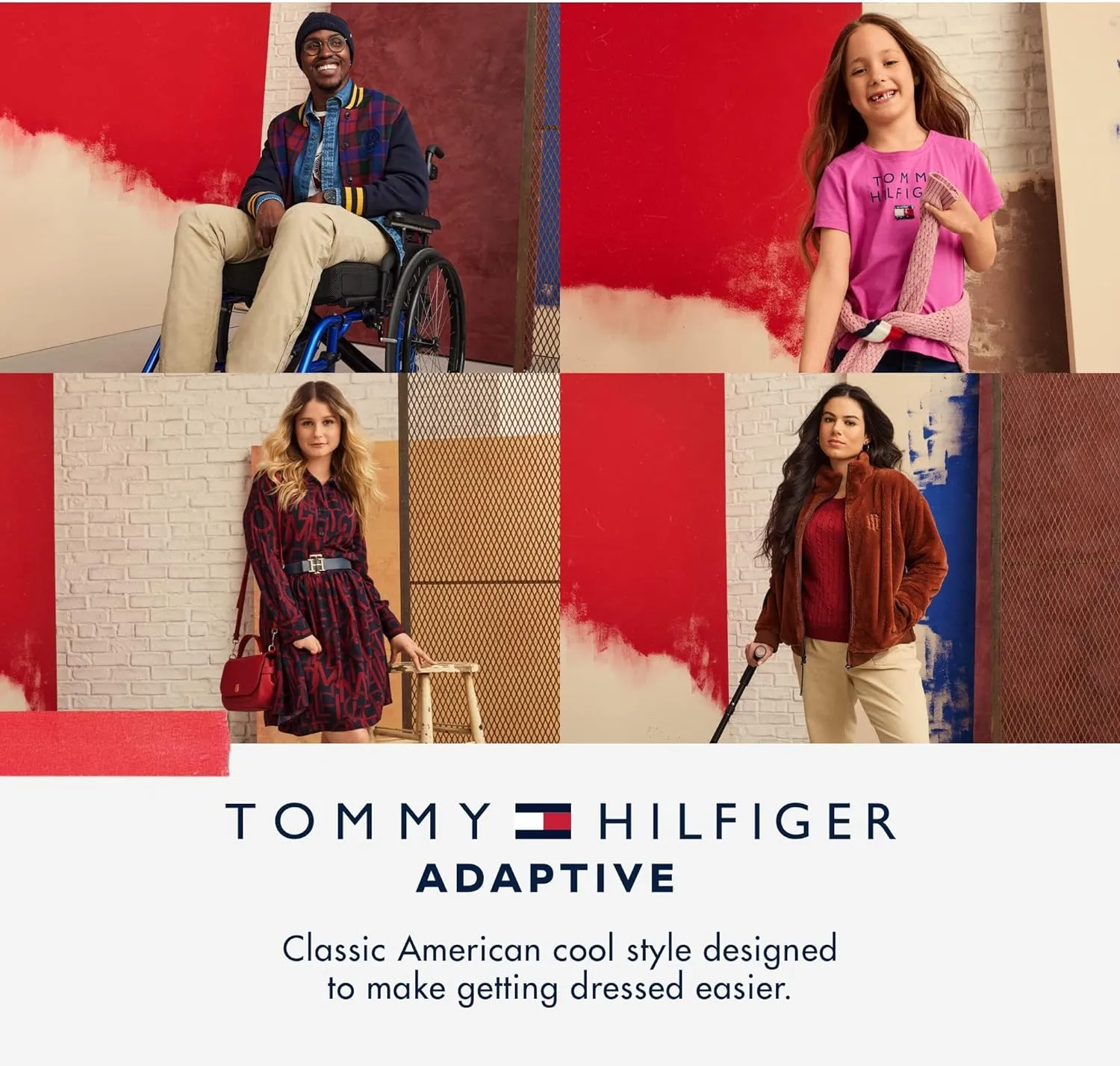 Tommy Hilfiger Men's Adaptive Polo Shirt With Magnetic Buttons in Classic Fit