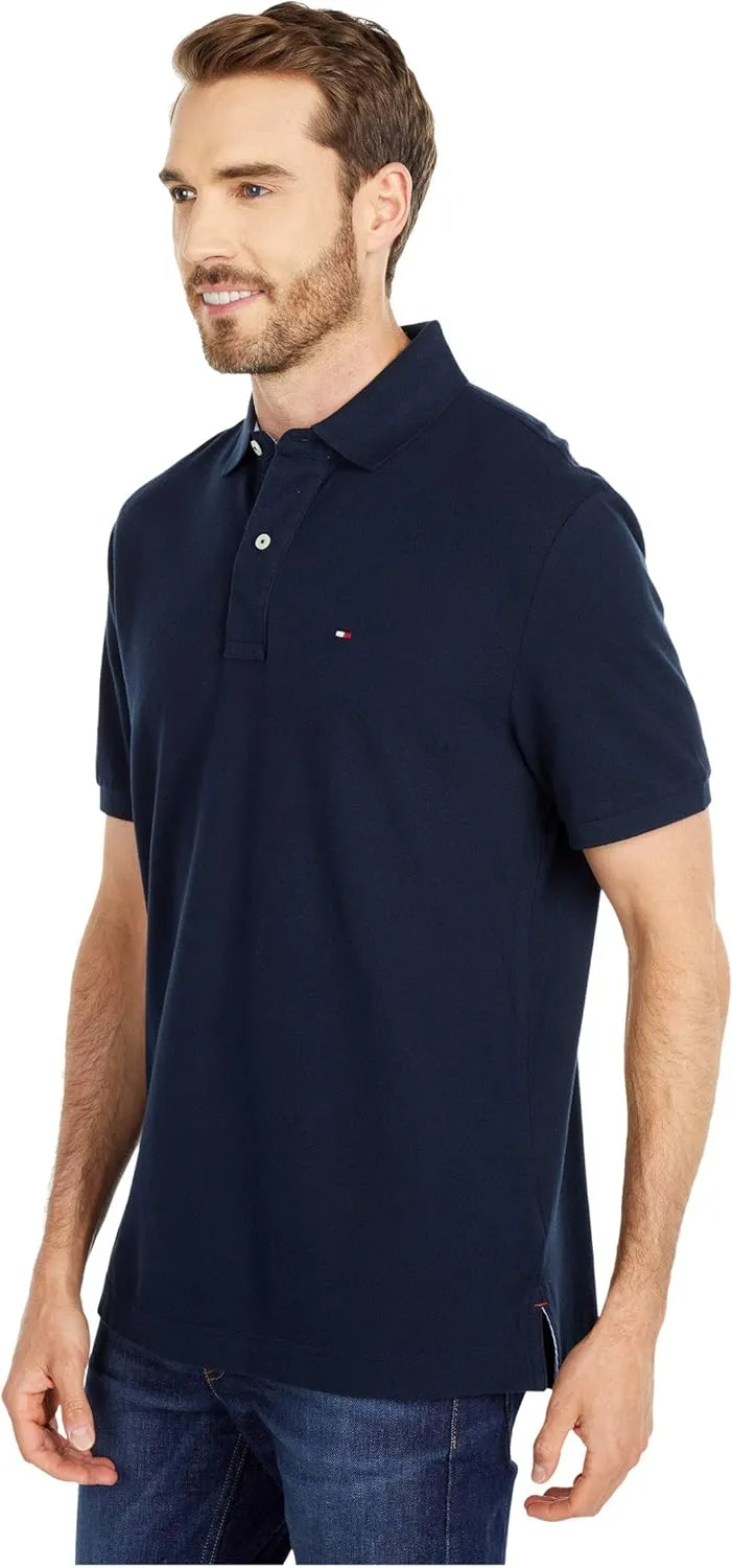 Tommy Hilfiger Men's Adaptive Polo Shirt With Magnetic Buttons in Classic Fit