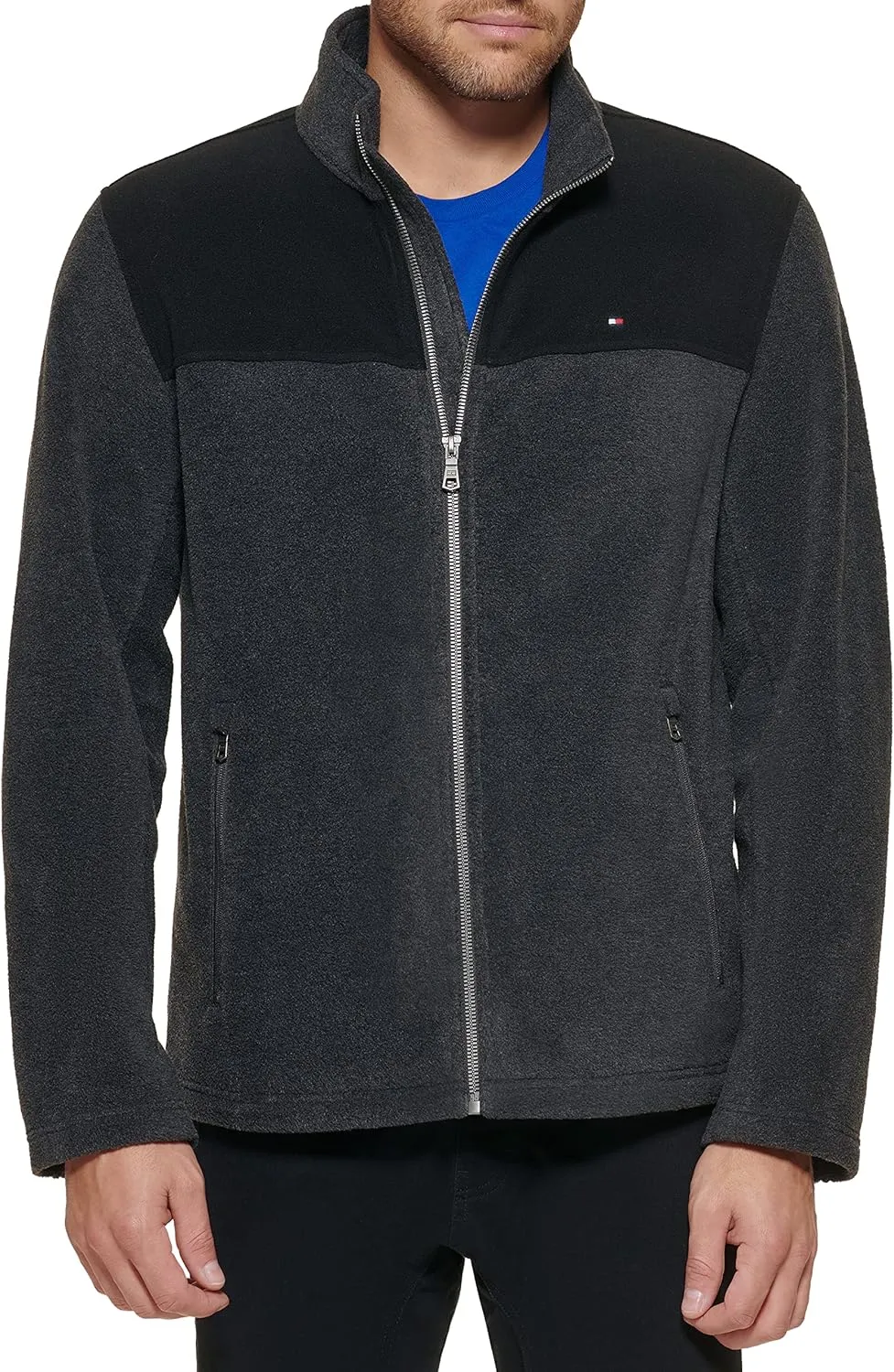 Tommy Hilfiger Men's Classic Zip Front Polar Fleece Jacket