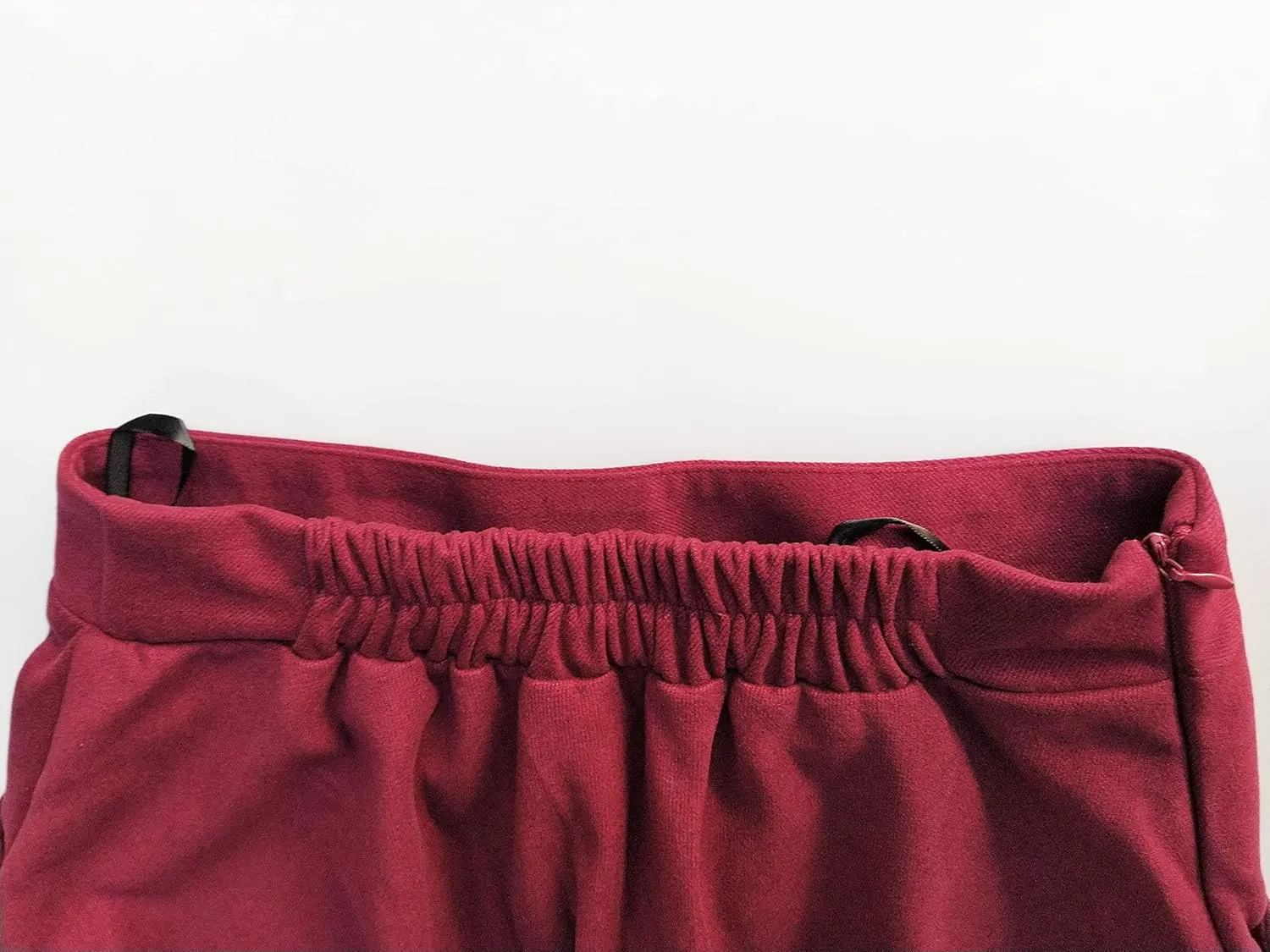 TONCHENGSD Women's High Elastic Waist Maxi Skirt Winter Warm Wool Flare Long Skirt