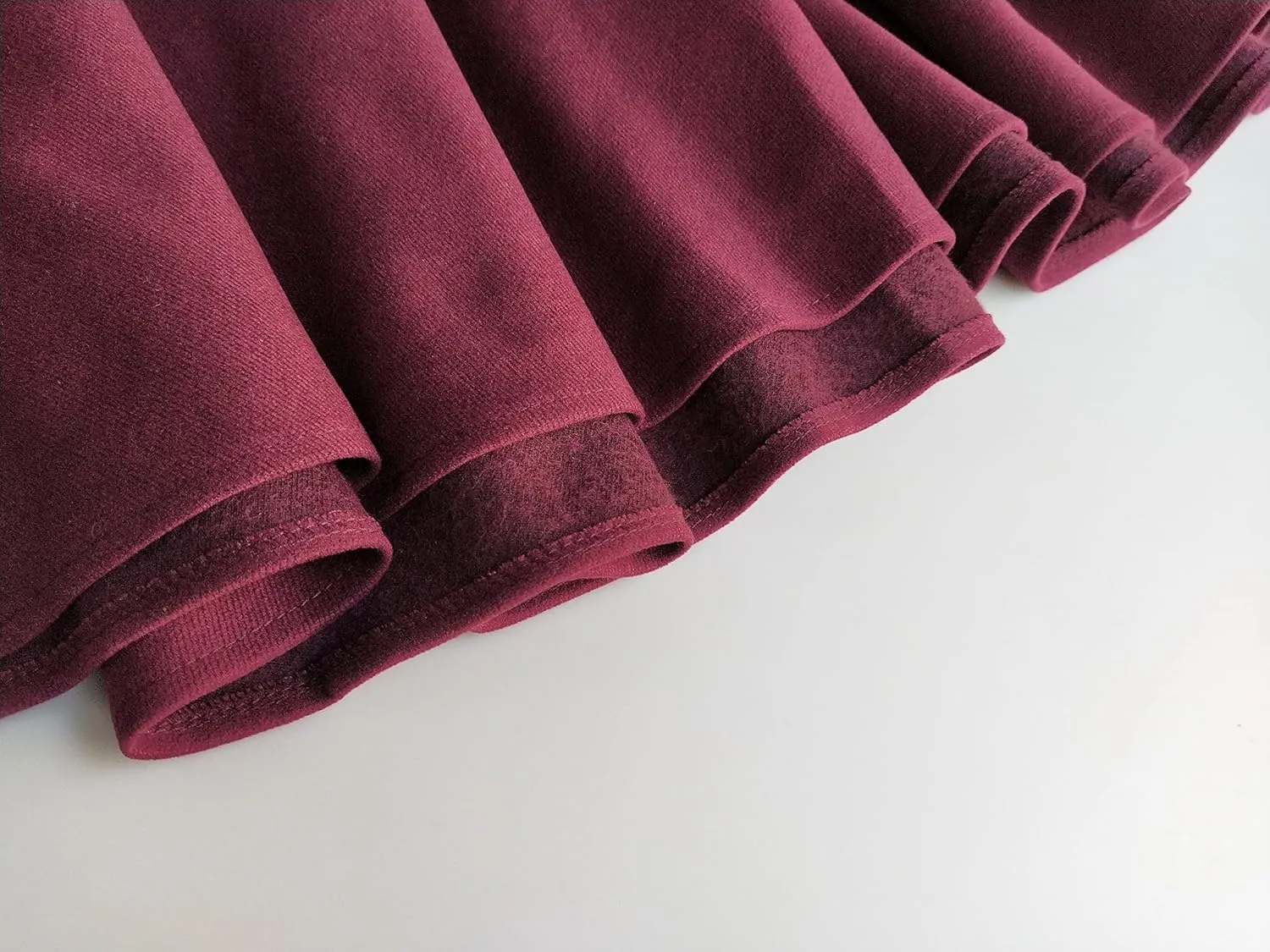 TONCHENGSD Women's High Elastic Waist Maxi Skirt Winter Warm Wool Flare Long Skirt