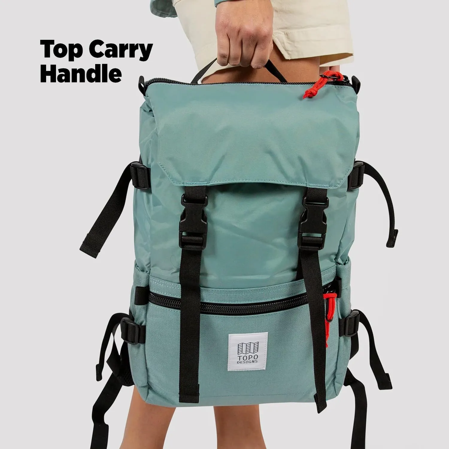 Topo Designs Rover Pack Classic, Dark Khaki/Navy, One Size
