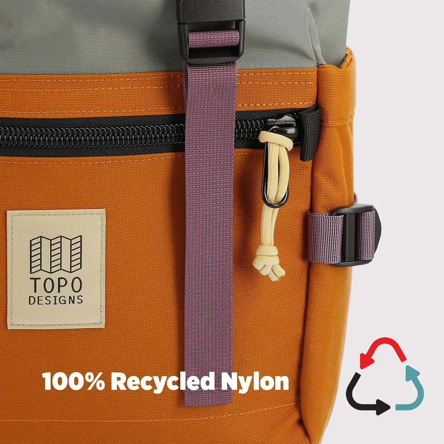 Topo Designs Rover Pack Classic, Dark Khaki/Navy, One Size