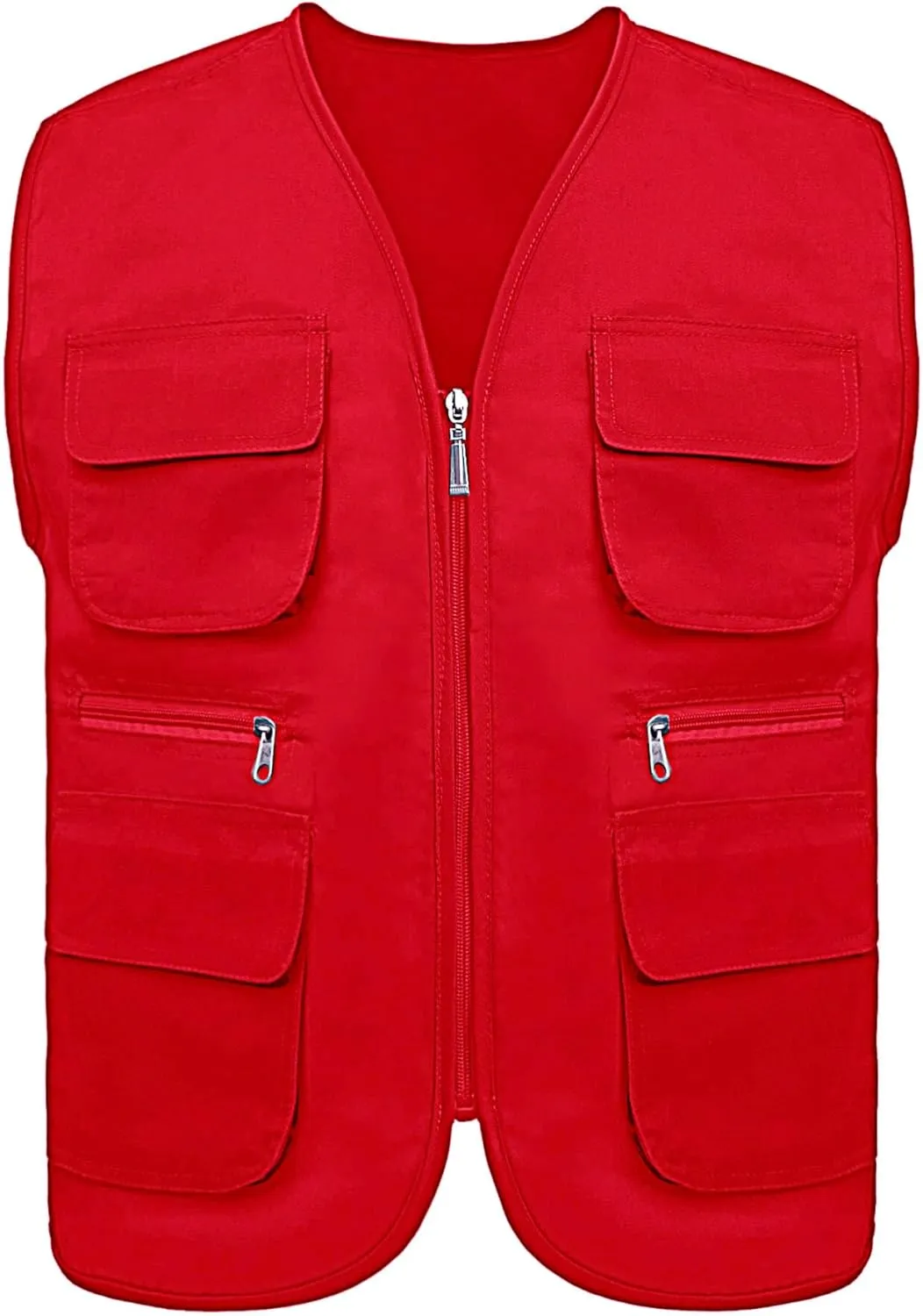 TopTie Adult Supermarket Volunteer Vest Travel Safari Multi-pocket Waistcoat