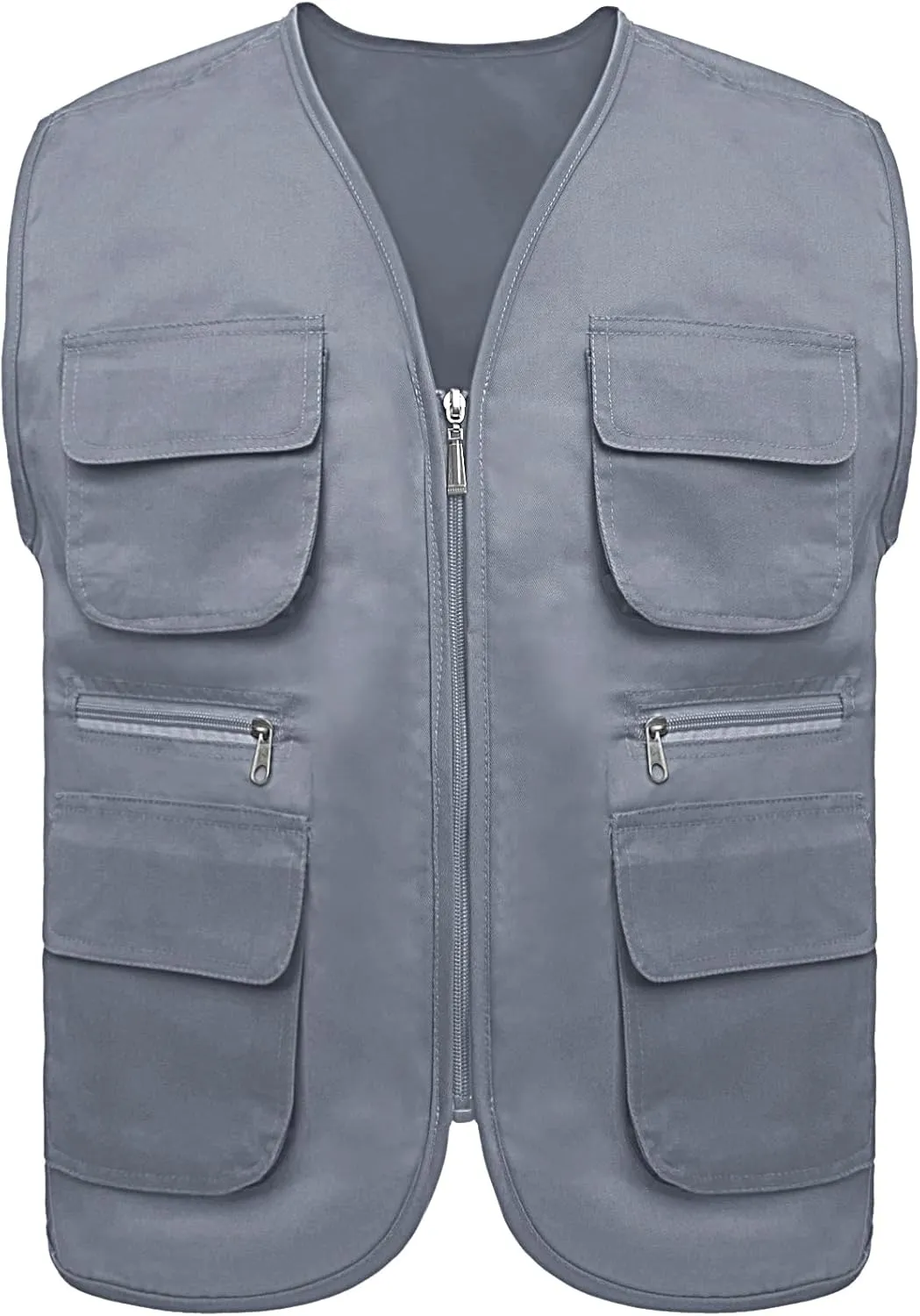 TopTie Adult Supermarket Volunteer Vest Travel Safari Multi-pocket Waistcoat