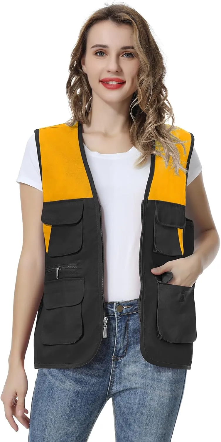 TopTie Adult Supermarket Volunteer Vest Travel Safari Multi-pocket Waistcoat