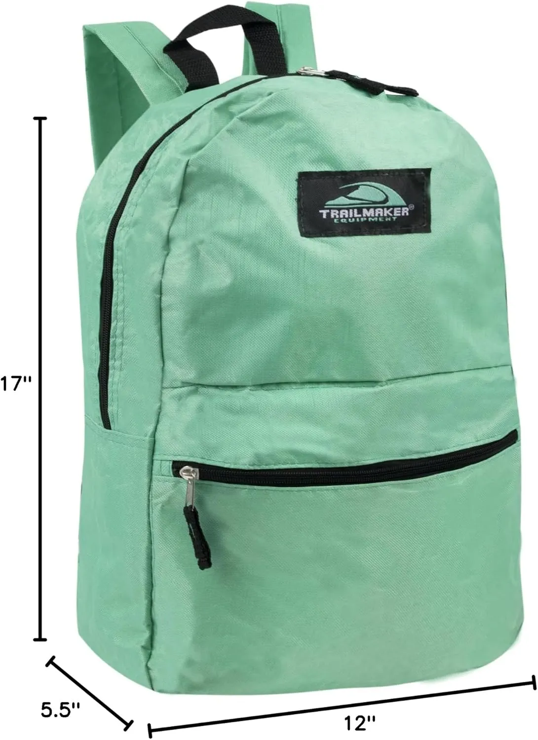 Trail maker Classic 17 Inch Backpack with Adjustable Padded Shoulder Straps