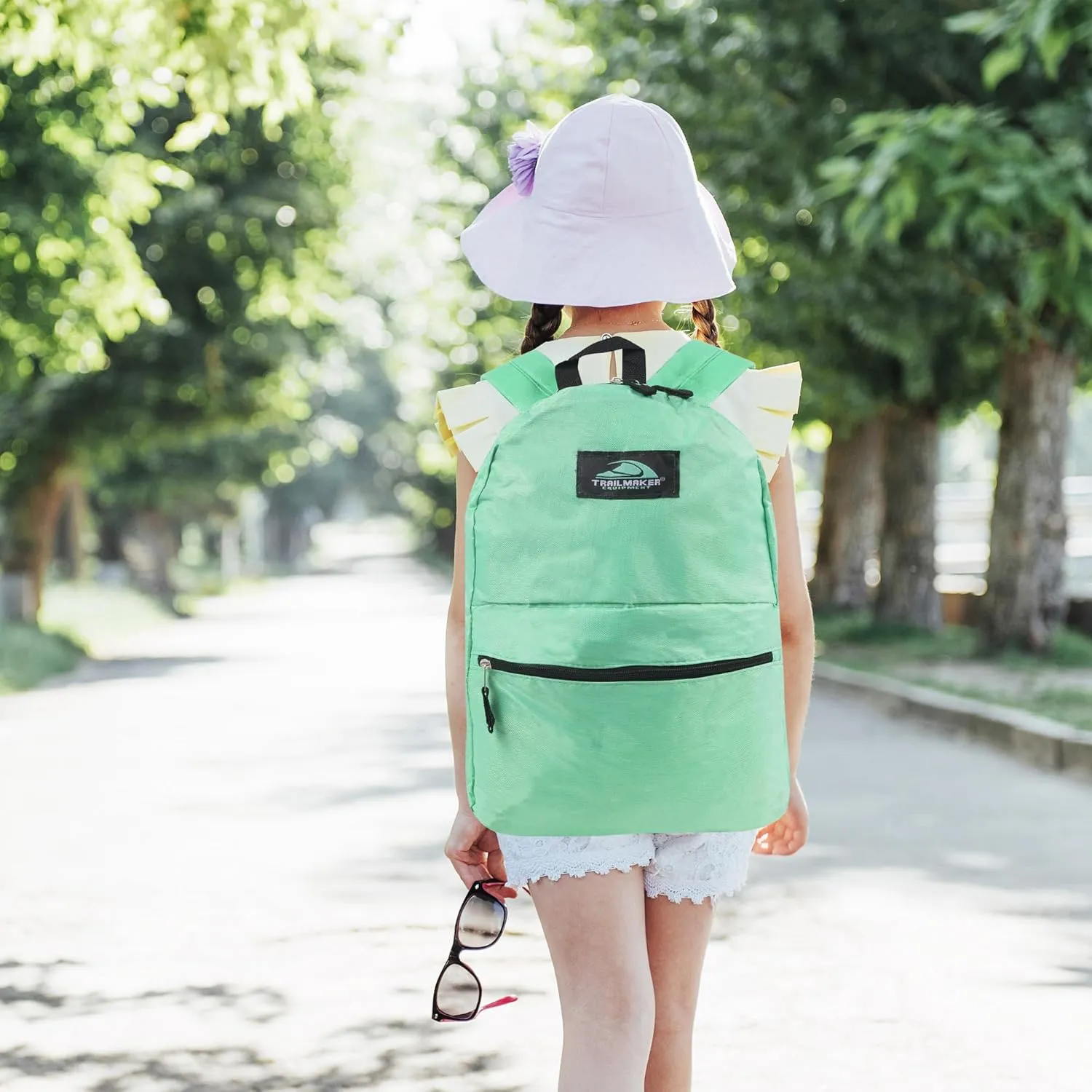 Trail maker Classic 17 Inch Backpack with Adjustable Padded Shoulder Straps