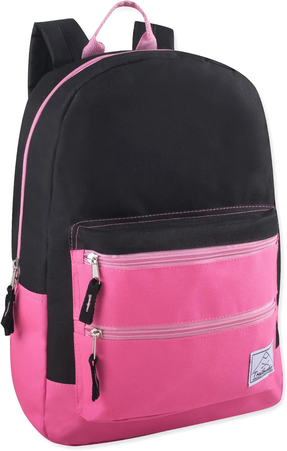 Trail maker Multi Pocket Multicolor Backpack with Adjustable Padded Straps