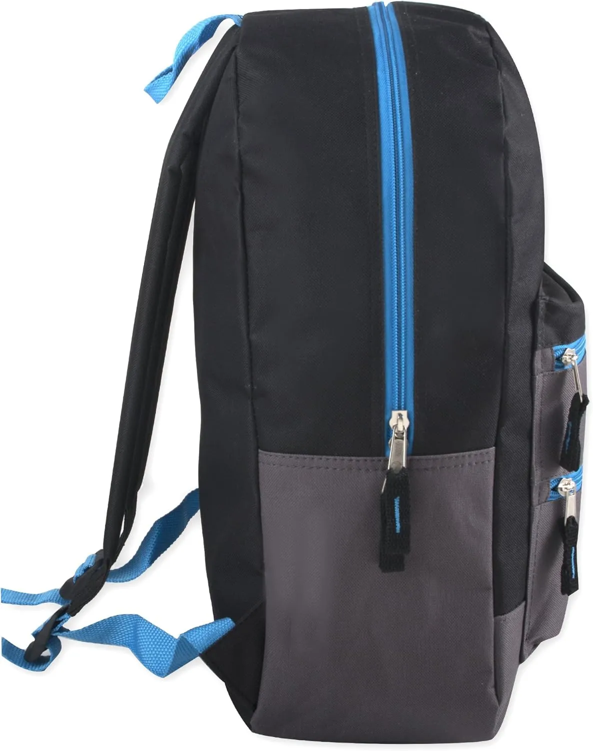 Trail maker Multi Pocket Multicolor Backpack with Adjustable Padded Straps
