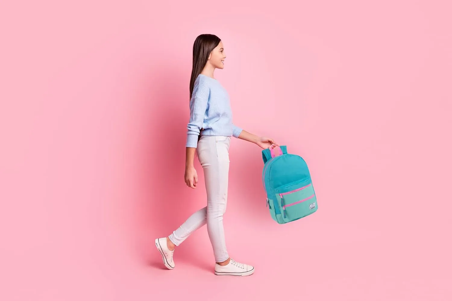Trail maker Multi Pocket Multicolor Backpack with Adjustable Padded Straps