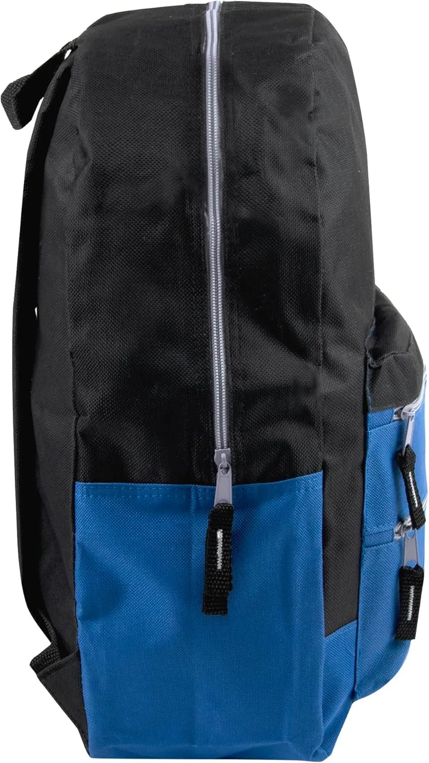Trail maker Multi Pocket Multicolor Backpack with Adjustable Padded Straps