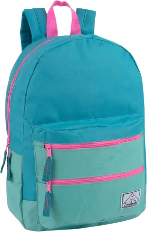 Trail maker Multi Pocket Multicolor Backpack with Adjustable Padded Straps