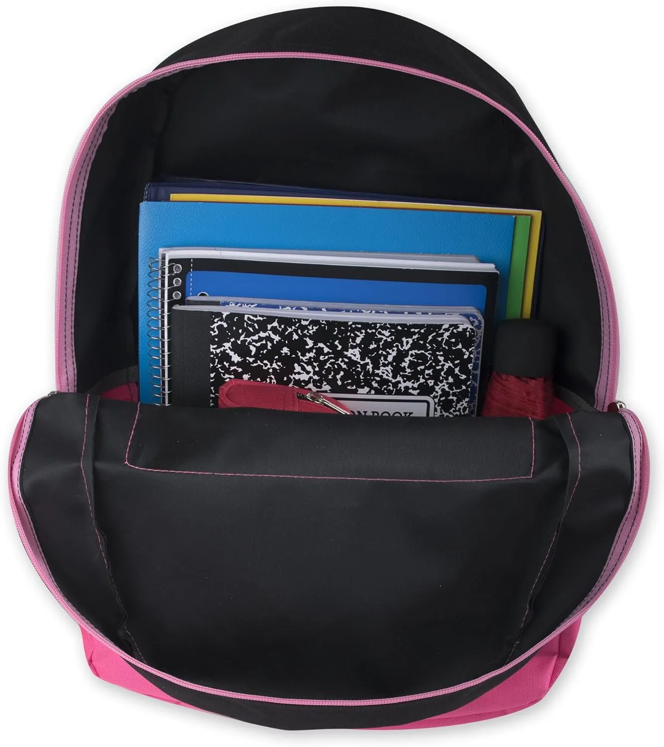Trail maker Multi Pocket Multicolor Backpack with Adjustable Padded Straps